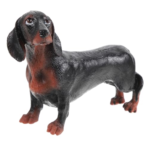 FRCOLOR Simulation Plastikhund Figur Realistische Tierfigur für Lernspielzeug Kreativität und über Haustiere Sicher und Leicht für Jungen und Mädchen von FRCOLOR