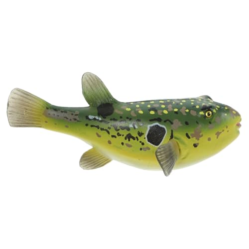 FRCOLOR Simulation Pufferfisch aus Sicherem Kunststoff Realistische Kleine Figur Langlebiges Meerestier Modell zur Kinderbildung und Aquarium Deko von FRCOLOR