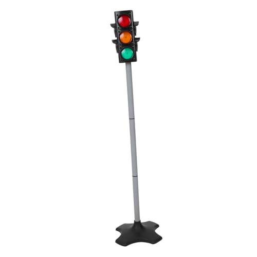FRCOLOR Simulation Verkehrsampel mit LED lichtern Pädagogisches Verkehrszeichen für Tragbar und Realistisch für Rollenspiele Drinnen und Draußen von FRCOLOR