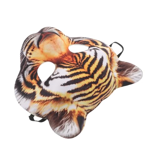 FRCOLOR Simulierte Tigermaske Tiermaske Für Cosplay Tigermaske Herren Halloween Masken Neuartige Tiermaske Tier Partymaske Party Cosplay Requisite Maske Für Damen Karnevalsmaske FRCOLOR Simulierte Tigermaske Tiermaske Für Cosplay Tigermaske Herren Halloween Masken Neuartige Tiermaske Tier Partymaske Party Cosplay Requisite Maske Für Damen Karnevalsmaske von FRCOLOR