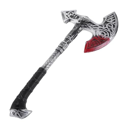 FRCOLOR Simulierte Waffenprops verkleiden Sich gefälschte Halloween- Halloween- -Cosplay -Accessoires für Männer Plastik Silver von FRCOLOR