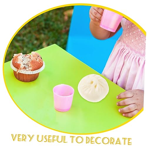 FRCOLOR Simuliertes Fleischbrötchen Modell aus PVC Realistische Nachbildung Gedämpfter Gefüllter Teigtasche Küchen Dekoration Fotorequisite und Restaurant Deko von FRCOLOR