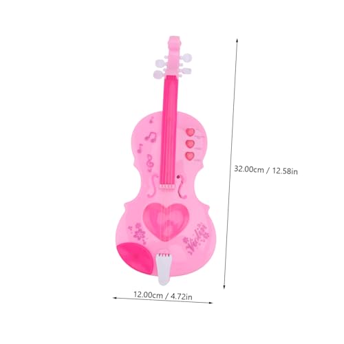 FRCOLOR Simuliertes Musik Violinenspielzeug für Kreatives Mini Musikinstrument um Rhythmus und Musikalisches Interesse zu Fördern Sicher und Umweltfreundlich Farblich von FRCOLOR