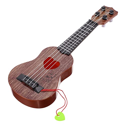 FRCOLOR Simuliertes Ukulele Musikinstrument Pädagogisches Lernspielzeug für Anfänger Mädchen Jungen Früherziehung von Kreativität und Hörvermögen von FRCOLOR