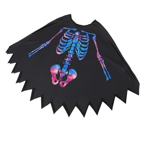 FRCOLOR Skelettumhang Für Halloween Leichter Kapuzenumhang Kostümzubehör Für Maskerade Partys Vielseitige Cosplay Requisite Für Erwachsene FRCOLOR Skelettumhang Für Halloween Leichter Kapuzenumhang Kostümzubehör Für Maskerade Partys Vielseitige Cosplay Requisite Für Erwachsene von FRCOLOR