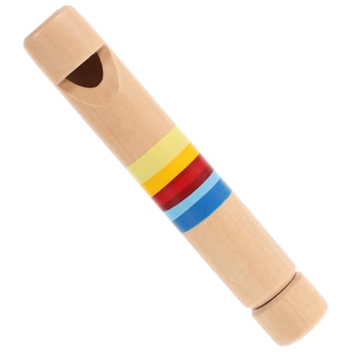 FRCOLOR Slide Whistle Holzspielzeug Musiklernhilfe Kreatives Zieh Pust Flöte Instrument für Musikalische Früherziehung Buntes Musikinstrument für Mädchen und Jungen Geburtstagsgeschenk von FRCOLOR