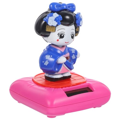 FRCOLOR Solar Kimono Puppe Wackelkopf Stehende Kimono Figur für Auto Deko Japanische Kunstvolle Statue für Wohnzimmer Büro Dekoration FRCOLOR Solar Kimono Puppe Wackelkopf Stehende Kimono Figur für Auto Deko Japanische Kunstvolle Statue für Wohnzimmer Büro Dekoration von FRCOLOR