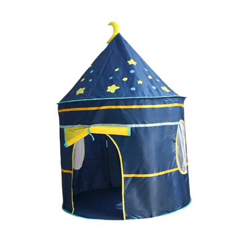 FRCOLOR Spielzelt Blau Faltbar Tragbar Indoor Spielhaus Zelt mit Bällen für Jungen Mädchen Kreativitätsfördernd von FRCOLOR