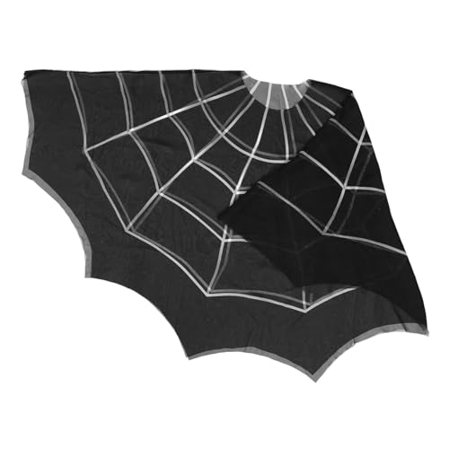 FRCOLOR Spinnennetz-schal: Verkleidungsumhang, Gruseliges Kostümzubehör Für Frauen Und Männer, Halloween-events, Cosplay-party, Rave-uniform, Oberteile, Verkleidungsumhang von FRCOLOR