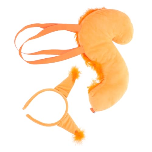 FRCOLOR Squirrel Ear Headband und Tail Weicher Plüsch Eichhörnchen Kostüm Zubehör für Fasching Karneval Party Langlebig Komfortabel Leicht zu Reinigen Verspieltes Tier Accessoire FRCOLOR Squirrel Ear Headband und Tail Weicher Plüsch Eichhörnchen Kostüm Zubehör für Fasching Karneval Party Langlebig Komfortabel Leicht zu Reinigen Verspieltes Tier Accessoire von FRCOLOR