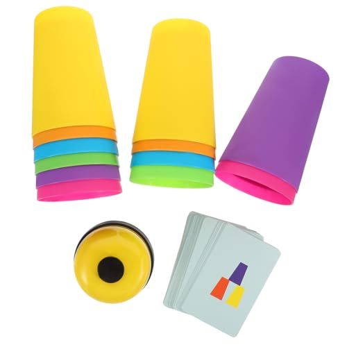 FRCOLOR Stapelbecher für Bunt Langlebig Pädagogisch Reaktionsspielzeug zur Koordination und Lernfähigkeit Eltern Junge Mädchen für Spielerisches Training und Familienzeit FRCOLOR Stapelbecher für Bunt Langlebig Pädagogisch Reaktionsspielzeug zur Koordination und Lernfähigkeit Eltern Junge Mädchen für Spielerisches Training und Familienzeit von FRCOLOR