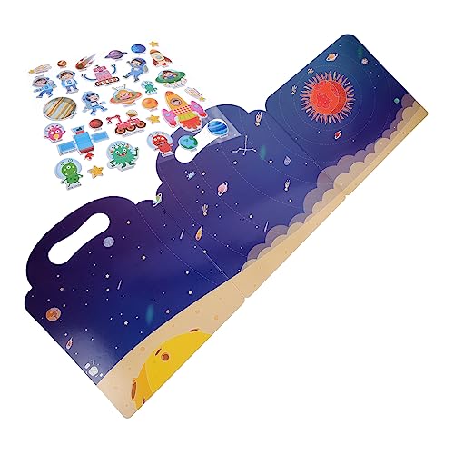 FRCOLOR Stickerbuch für Tragbarem Griff für Drinnen und Draußen Fördert Kreativität und Vorstellungskraft Wiederverwendbare Aufkleber für Glatte Oberflächen FRCOLOR Stickerbuch für Tragbarem Griff für Drinnen und Draußen Fördert Kreativität und Vorstellungskraft Wiederverwendbare Aufkleber für Glatte Oberflächen von FRCOLOR