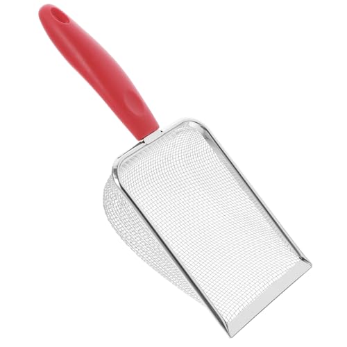 FRCOLOR Strandnetz Schaufel aus Rostfreiem Stahl Sandfilter Werkzeug mit Kunststoffgriff Feinmaschig Netz für Muschelsuche und Spielsand im Sandkasten Rot Mesh FRCOLOR Strandnetz Schaufel aus Rostfreiem Stahl Sandfilter Werkzeug mit Kunststoffgriff Feinmaschig Netz für Muschelsuche und Spielsand im Sandkasten Rot Mesh von FRCOLOR