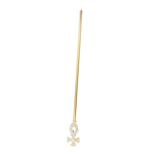 FRCOLOR Strass Kostüm Festival Zauberstab Cosplay Halloween Mittelalterlich LED Lord Zauberer Stock Dekorative Verkleidung Requisite Halloween Halloween Ornament von FRCOLOR