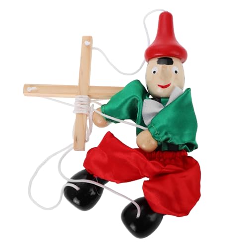 FRCOLOR String Marionette Puppen aus Holz für Interaktives Lustige Handpuppen für Erwachsene für Rollenspiele und Puppentheater Vielseitig Einsetzbar und Dekorativ Zufällige Farbe von FRCOLOR