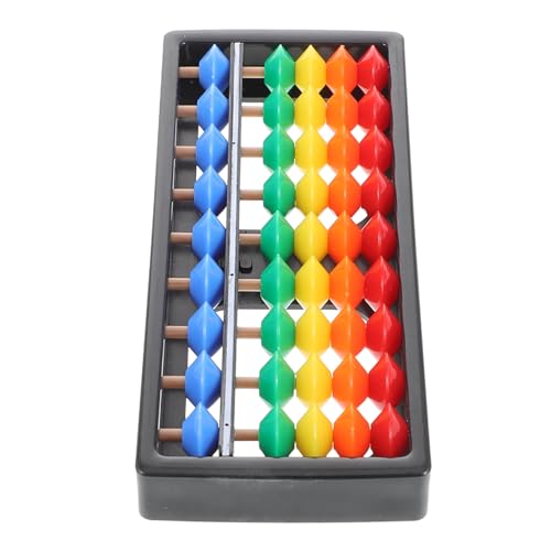 FRCOLOR Stufiger Bunter Kunststoff mit Perlen Tragbar für Mentalem Rechnen und Mathelernen Geeignet für Schule und Zuhause Lernspielzeug für Junge Mädchen von FRCOLOR