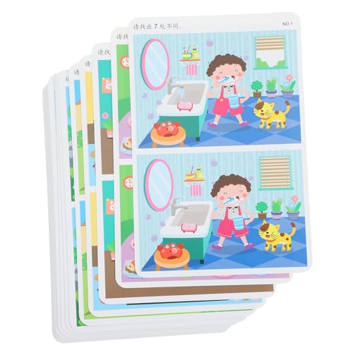 FRCOLOR Such und Findekarten für Vorschulkinder Jahre Konzentrationstraining mit Bunten Cartoon Motiven von Farben Formen und Zählfähigkeiten Pädagogisches Lernspielzeug FRCOLOR Such und Findekarten für Vorschulkinder Jahre Konzentrationstraining mit Bunten Cartoon Motiven von Farben Formen und Zählfähigkeiten Pädagogisches Lernspielzeug von FRCOLOR