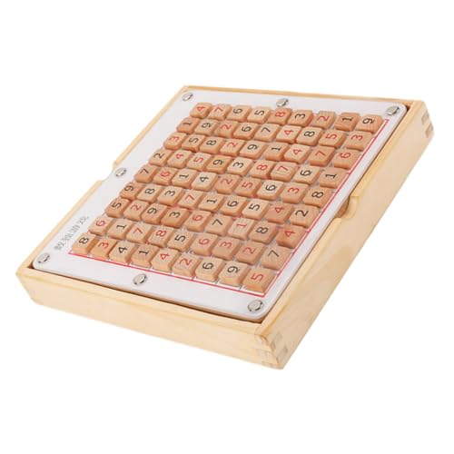 FRCOLOR Sudoku Spielbrett Lernspielzeug Konzentrationsspiel für Jahre Tragbares Leichtes Zahlenpuzzle Pädagogisches Denkspiel zur Kreativität und Vorstellungskraft von FRCOLOR