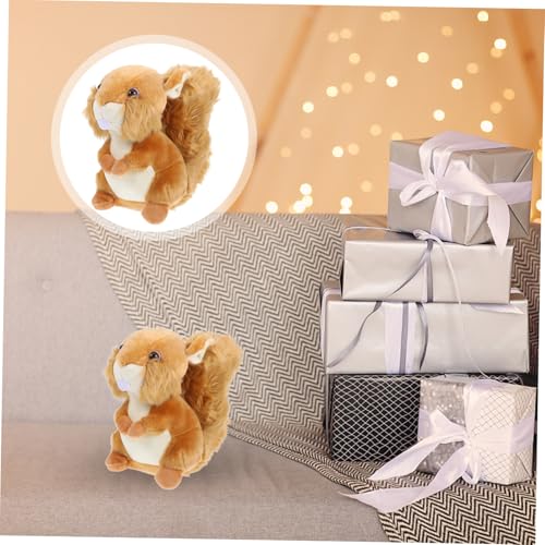 FRCOLOR Süßes Plüschtier Eichhörnchen Kuscheldoll mit Großem Weiches Stofftier für Sofa Dekoration Kreatives Kuscheltier für Zuhause Büro Kinderzimmer FRCOLOR Süßes Plüschtier Eichhörnchen Kuscheldoll mit Großem Weiches Stofftier für Sofa Dekoration Kreatives Kuscheltier für Zuhause Büro Kinderzimmer von FRCOLOR