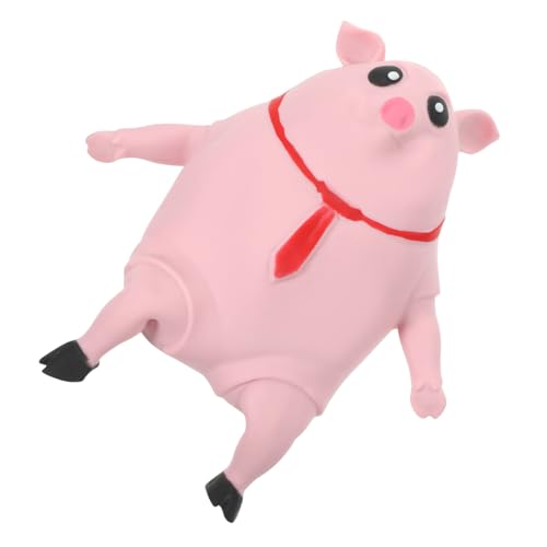 FRCOLOR Süßes Stress Schwein Squeeze Tragbares Dekompressionsspielzeug Weiches Cartoon Schweinchen für Stressabbau und Partyspaß Geschenk für Erwachsene von FRCOLOR
