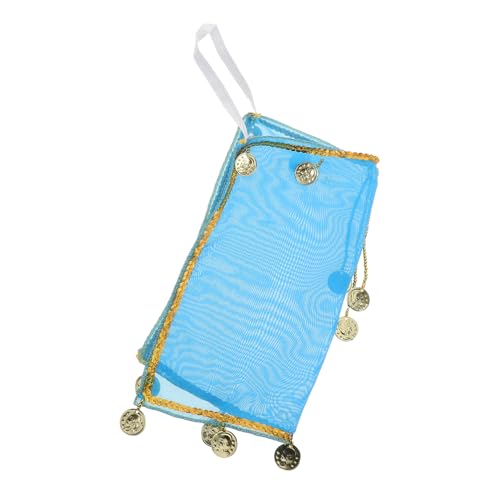 FRCOLOR Tanz-performance-schleier Fallen Accessoires Für Indische Mädchen Kostüm Für Bauchtanz Quaste Party Gesicht Stamm Tanzzubehör Exotisch Maske Im Indischen Stil Ball Metall Sky-blue FRCOLOR Tanz-performance-schleier Fallen Accessoires Für Indische Mädchen Kostüm Für Bauchtanz Quaste Party Gesicht Stamm Tanzzubehör Exotisch Maske Im Indischen Stil Ball Metall Sky-blue von FRCOLOR