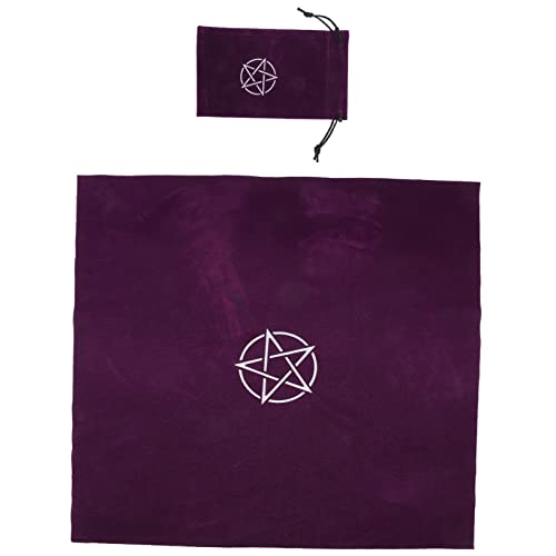 FRCOLOR Tarot Tischdecke Mystisch Divination Desktop Tuch Leichtes Glattes Material Vielseitig für Astrologie Tarot Spiele Magische Rituale von FRCOLOR