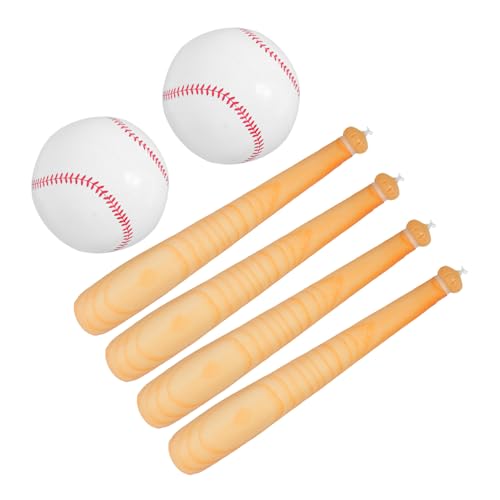 FRCOLOR Teiliges Aufblasbares Baseball-schläger-Set für Leicht Aufzublasen Sichere Outdoor-sportspielzeuge als Baseball-partydeko FRCOLOR Teiliges Aufblasbares Baseball-schläger-Set für Leicht Aufzublasen Sichere Outdoor-sportspielzeuge als Baseball-partydeko von FRCOLOR