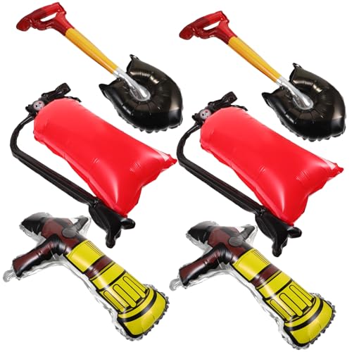 FRCOLOR Teiliges Feuerwehr Party Ballon aus Robustem Aluminiumfolie mit Löschgerät Schaufel und Hydrant Wiederverwendbare Schnell Aufblasbare Dekoration für Feuerwehrmann Geburtstag und FRCOLOR Teiliges Feuerwehr Party Ballon aus Robustem Aluminiumfolie mit Löschgerät Schaufel und Hydrant Wiederverwendbare Schnell Aufblasbare Dekoration für Feuerwehrmann Geburtstag und von FRCOLOR