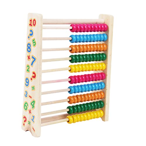 FRCOLOR Teiliges Holz Mathe Bunter Chinesischer Rechenrahmen für Ab Jahren Pädagogisches Lernspielzeug zur Frühkindlichen Bildung Jungen Mädchen Zufällige Farbe Zufällige Farbe von FRCOLOR