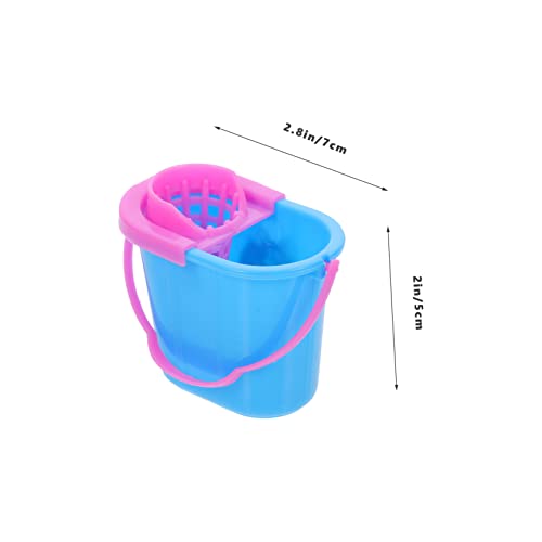 FRCOLOR Teiliges Interaktives Puppenreinigungsset Reinigungstools Miniatur Reinigungswerkzeuge Langlebig und Tragbar für Kleinkinder Spielhaus Zubehör von FRCOLOR