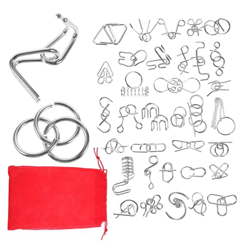 FRCOLOR Teiliges Metall Luban Schlossspielzeug Interaktives Denkspielzeug für Erwachsene und Schüler Fördert Kreativität Konzentration und Problemlösungsfähigkeiten Pädagogisches FRCOLOR Teiliges Metall Luban Schlossspielzeug Interaktives Denkspielzeug für Erwachsene und Schüler Fördert Kreativität Konzentration und Problemlösungsfähigkeiten Pädagogisches von FRCOLOR