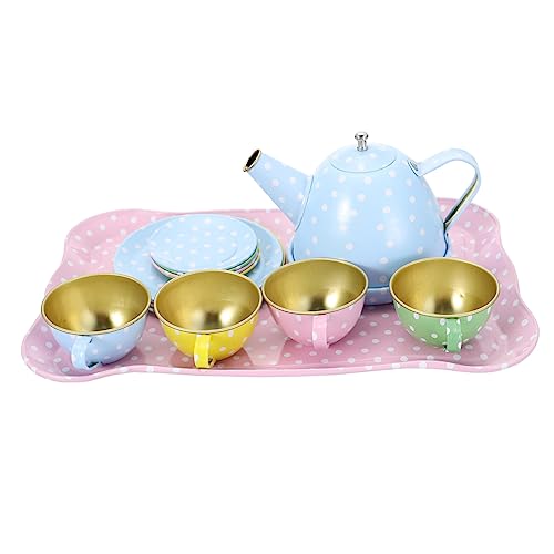 FRCOLOR Teiliges Mini Tee Set für Kindersicheres Farbenfrohes Küchen Realistische Nachbildung Weiche Oberfläche Zubehör für Kinderküche und Rollenspiele FRCOLOR Teiliges Mini Tee Set für Kindersicheres Farbenfrohes Küchen Realistische Nachbildung Weiche Oberfläche Zubehör für Kinderküche und Rollenspiele von FRCOLOR