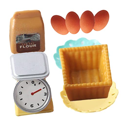 FRCOLOR Teiliges Miniatur Puppenhaus Küchenzubehör Realistische Backutensilien Detailgetreue Mini Küchengeräte für Dekoration und Rollenspiel Zubehör von FRCOLOR