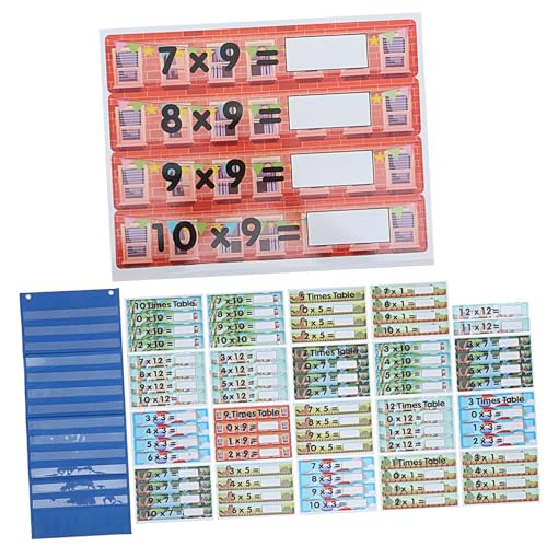 FRCOLOR Teiliges Multiplikation Lernkarten für Robustes Mathematik Lernspielzeug mit Aufbewahrungstasche für Zuhause Schule und Fördert Zahlenverständnis und Rechenfähigkeiten FRCOLOR Teiliges Multiplikation Lernkarten für Robustes Mathematik Lernspielzeug mit Aufbewahrungstasche für Zuhause Schule und Fördert Zahlenverständnis und Rechenfähigkeiten von FRCOLOR