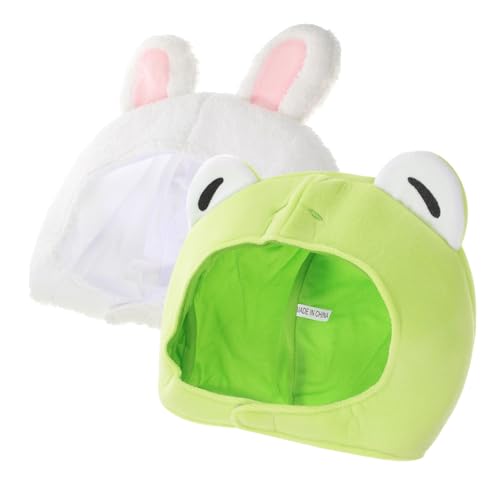 FRCOLOR Teiliges Plüsch Tierohren mit Hasen und Froschmütze Weiche Kostüm Hüte als Foto Requisiten für Halloween Bühnenauftritte und Kreative Verkleidungen FRCOLOR Teiliges Plüsch Tierohren mit Hasen und Froschmütze Weiche Kostüm Hüte als Foto Requisiten für Halloween Bühnenauftritte und Kreative Verkleidungen von FRCOLOR
