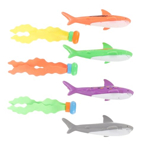 FRCOLOR Teiliges Taucher Wasserspielzeug aus Kunststoff Bunte Haie und Seegras Leichtes Poolspielzeug für Sommer Schwimmbadspaß Kompakt und Langlebig für Outdoor Spielspaß FRCOLOR Teiliges Taucher Wasserspielzeug aus Kunststoff Bunte Haie und Seegras Leichtes Poolspielzeug für Sommer Schwimmbadspaß Kompakt und Langlebig für Outdoor Spielspaß von FRCOLOR