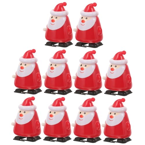 FRCOLOR Teiliges Weihnachtsmann Aufziehspielzeug aus Umweltfreundlichem Abs Lustiges Lernspielzeug für Fördert und Farberkennung Mechanisch Laufendes von FRCOLOR