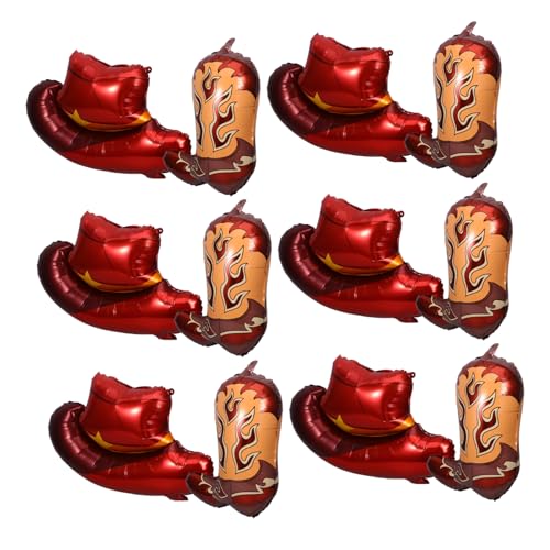 FRCOLOR Teiliges Western Party Deko für Geburtstagsfeiern Hochwertige Aluminiumfolie Langlebig und Faderesistent für Drinnen und Draußen FRCOLOR Teiliges Western Party Deko für Geburtstagsfeiern Hochwertige Aluminiumfolie Langlebig und Faderesistent für Drinnen und Draußen von FRCOLOR