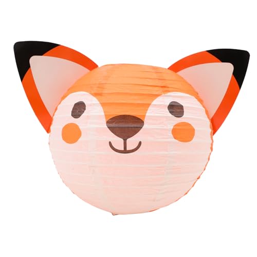 FRCOLOR Tier Laterne aus Papier für Cartoon Design Tragbare Hängedekoration DIY Bastelprojekt für Kindergeburtstag und Feiertagsfeste Fuchs FRCOLOR Tier Laterne aus Papier für Cartoon Design Tragbare Hängedekoration DIY Bastelprojekt für Kindergeburtstag und Feiertagsfeste Fuchs von FRCOLOR