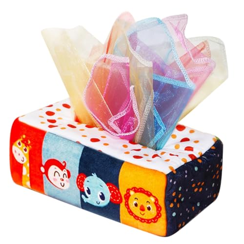 FRCOLOR Tissue Box Sensorisches Förderspielzeug für Kleinkinder Reißfest Bunte Farben zur Frühförderung von Hand Auge koordination und Problemlösung Sicher und Geruchsfrei FRCOLOR Tissue Box Sensorisches Förderspielzeug für Kleinkinder Reißfest Bunte Farben zur Frühförderung von Hand Auge koordination und Problemlösung Sicher und Geruchsfrei von FRCOLOR