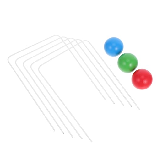 FRCOLOR Torball Set Für Draußen Krocket Für Den Garten Krocket Spiel Torzubehör Krocket Für Draußen Quadratische Krocket Für Rasen Befestigungshaken Aus FRCOLOR Torball Set Für Draußen Krocket Für Den Garten Krocket Spiel Torzubehör Krocket Für Draußen Quadratische Krocket Für Rasen Befestigungshaken Aus von FRCOLOR