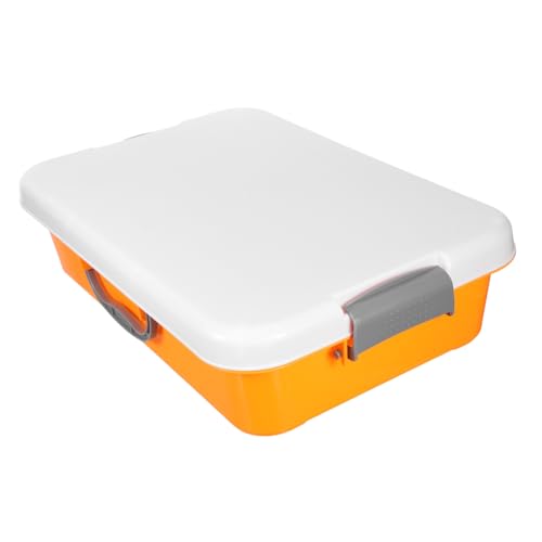 FRCOLOR Tragbare Sandspielzeugbox für Deckel und Griff Stabile Messfreie Kunststoff Sandwanne mit Großem Stauraum für Garten Park und Sandperlen Spielspaß FRCOLOR Tragbare Sandspielzeugbox für Deckel und Griff Stabile Messfreie Kunststoff Sandwanne mit Großem Stauraum für Garten Park und Sandperlen Spielspaß von FRCOLOR