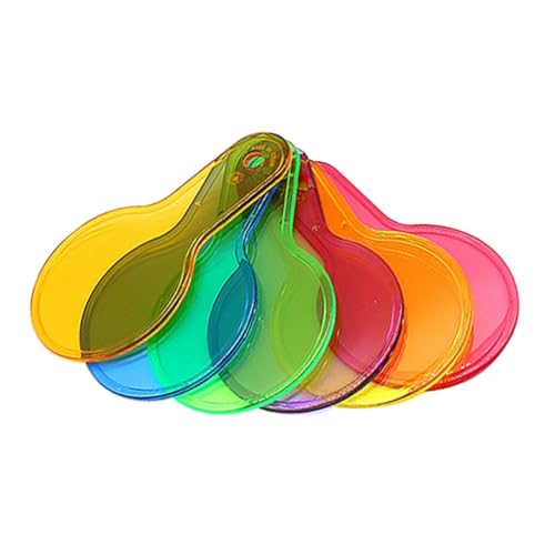 FRCOLOR Transparente Farbfilter Boards mit Griff Farbige Optik Paddles für rutschfeste Griffe Leichtes Physik Farberkennung und Optischen Experimente im Unterricht FRCOLOR Transparente Farbfilter Boards mit Griff Farbige Optik Paddles für rutschfeste Griffe Leichtes Physik Farberkennung und Optischen Experimente im Unterricht von FRCOLOR