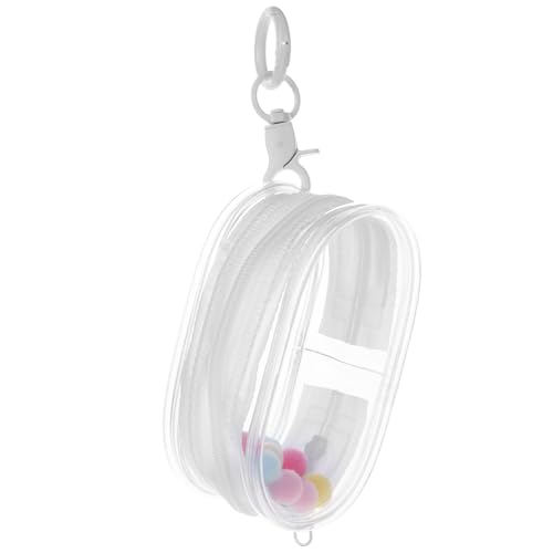 FRCOLOR Transparente Puppen Aufbewahrungstasche aus PVC mit Schlüsselanhänger Mini Doll Figurines Bag für Puppensammler und Unterwegs Elegantes Design Doppelter Reißverschluss für FRCOLOR Transparente Puppen Aufbewahrungstasche aus PVC mit Schlüsselanhänger Mini Doll Figurines Bag für Puppensammler und Unterwegs Elegantes Design Doppelter Reißverschluss für von FRCOLOR
