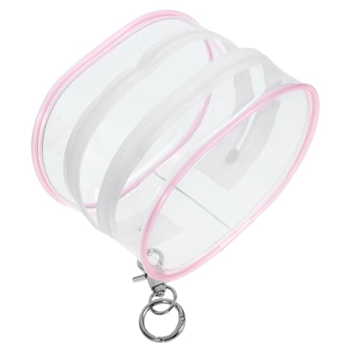 FRCOLOR Transparente Puppentasche mit Schlüsselanhänger PVC Außentasche für Kleine Puppen Tragbar und Leicht Zartem Rosa für Unterwegs Präsentation von Puppen FRCOLOR Transparente Puppentasche mit Schlüsselanhänger PVC Außentasche für Kleine Puppen Tragbar und Leicht Zartem Rosa für Unterwegs Präsentation von Puppen von FRCOLOR