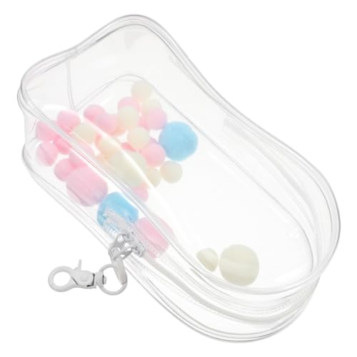 FRCOLOR Transparentes PVC Staubschutz Hängeetui für Figuren mit Schlüsselanhänger und Bunten Kugeln Klare Aufbewahrungstasche für Anime Sammelfiguren Wand und Bettgeeignet Staubdicht und FRCOLOR Transparentes PVC Staubschutz Hängeetui für Figuren mit Schlüsselanhänger und Bunten Kugeln Klare Aufbewahrungstasche für Anime Sammelfiguren Wand und Bettgeeignet Staubdicht und von FRCOLOR