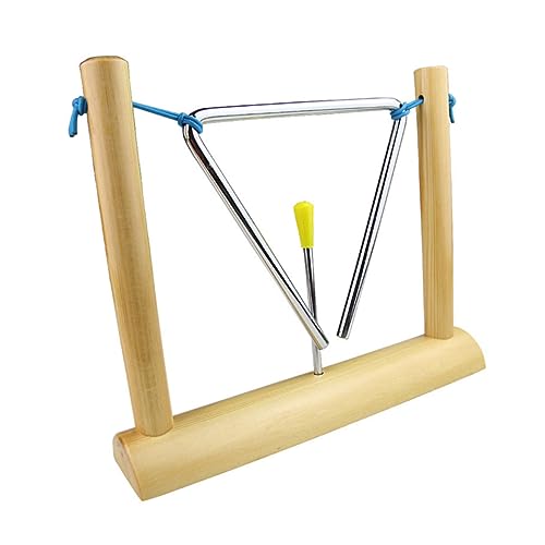FRCOLOR Triangel Musikspielzeug für Pädagogisches Percussion Instrument für Vorschule Fördert Hand Augen Koordination Musikinteresse Sicher Langlebig für Kindergarten und Zuhause von FRCOLOR