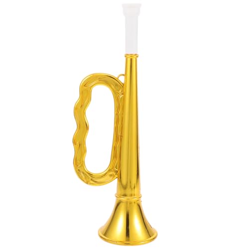 FRCOLOR Trompete Kunststoff Musikinstrument Blasinstrument Haushalt für Jungen Mädchen Geburtstagsgeschenk Lautes Tröten Zubehör von FRCOLOR