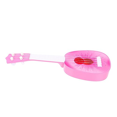 FRCOLOR Ukulele für Anfänger Gitarre für Musikalische Früherziehung Realistisches Design aus Hochwertigem Kunststoff für Jungen und Mädchen Musikspielzeug für Kreative von FRCOLOR