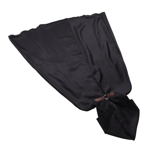 FRCOLOR Umhang mit Kapuze vampir umhang halloween umhang Halloween-Attacken Cosplay-Mantel mittelalterlicher Herrenmantel Renaissance-Kostüm für Männer Halloween Cape Polyester Black von FRCOLOR
